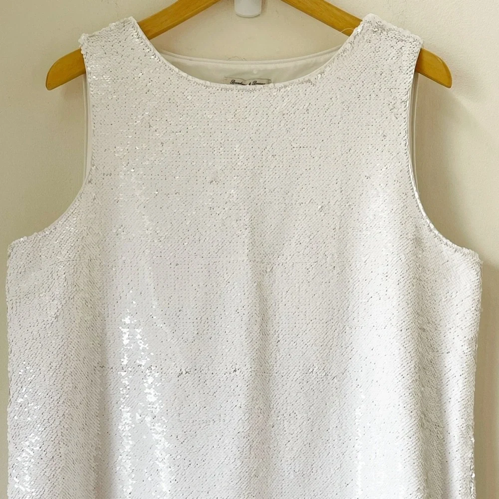 MADEWELL Broadway and Broome White Sequin Girlcore Dress XL - Picture 3 of 7